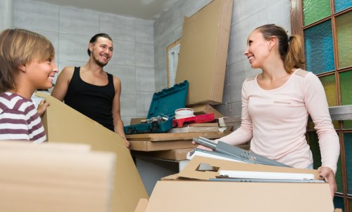 Student removals van ready for a move in Wandsworth