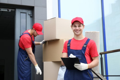 Professional house removals team handling a local move in Wandsworth