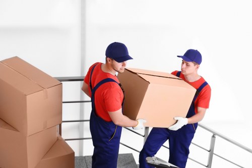 Removal van service helping with a local move in Wandsworth