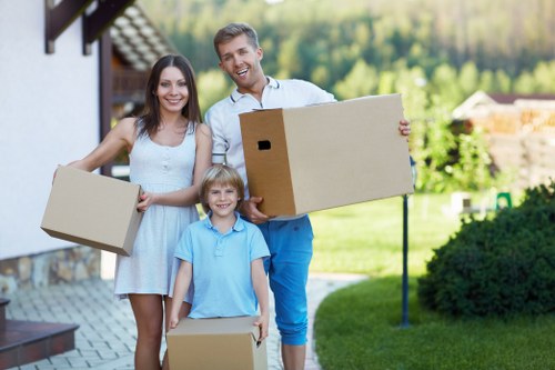 Specialist piano removals in a Wandsworth home with careful wrapping and handling