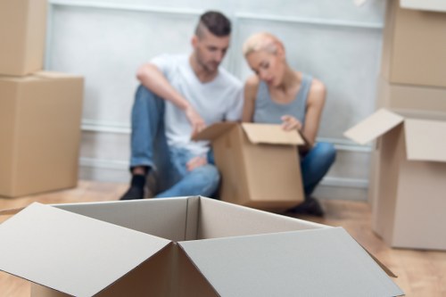 Office furniture and equipment prepared for a local relocation
