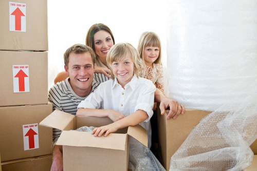 Careful loading of household items for a Wandsworth move